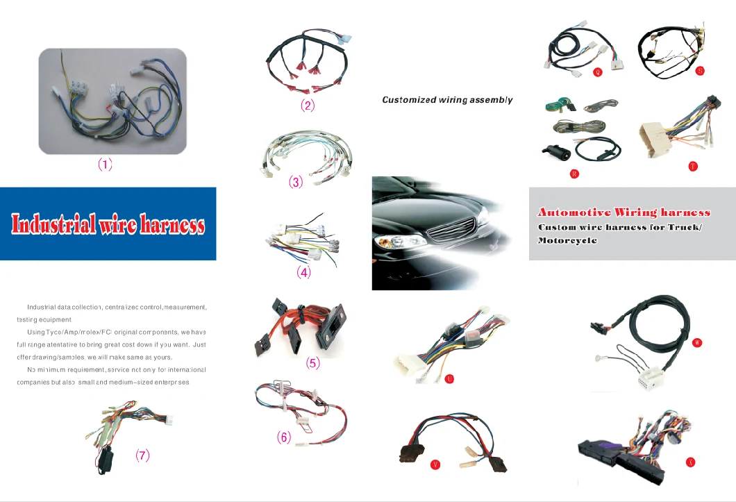 Wire Home Appliance Harness Wiring Molex Connector OEM Home Appliance Wire Harness for Washing Machine Motor