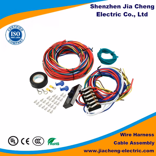 Arnés de cables personalizado de alta calidad para ensamblaje de cables con certificación UL IATF16949 para uso industrial